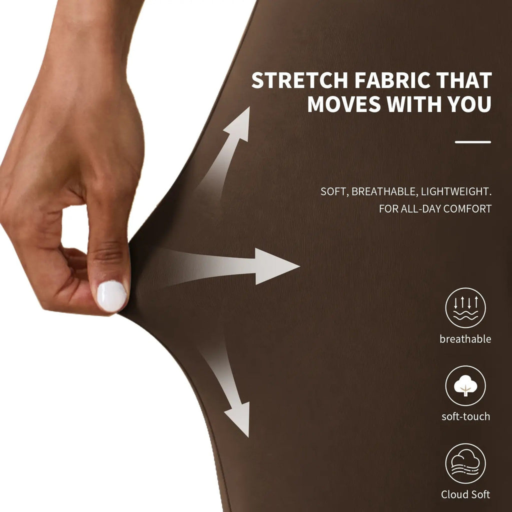 Women's High-Waist Straight Stretch Trousers image 5