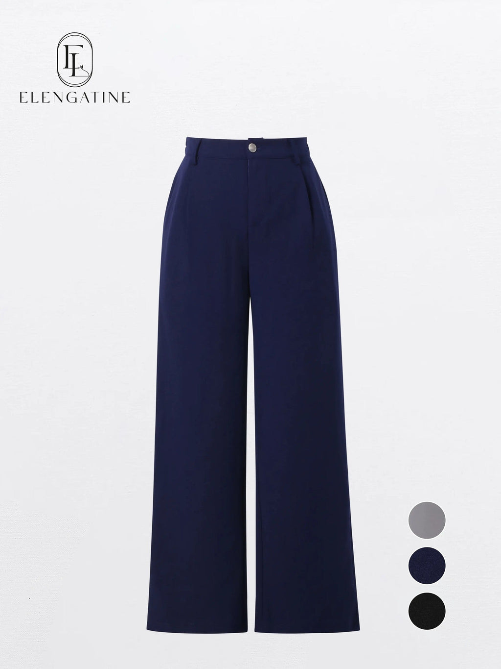 Women's Cropped Stretch Casual Trousers image 2