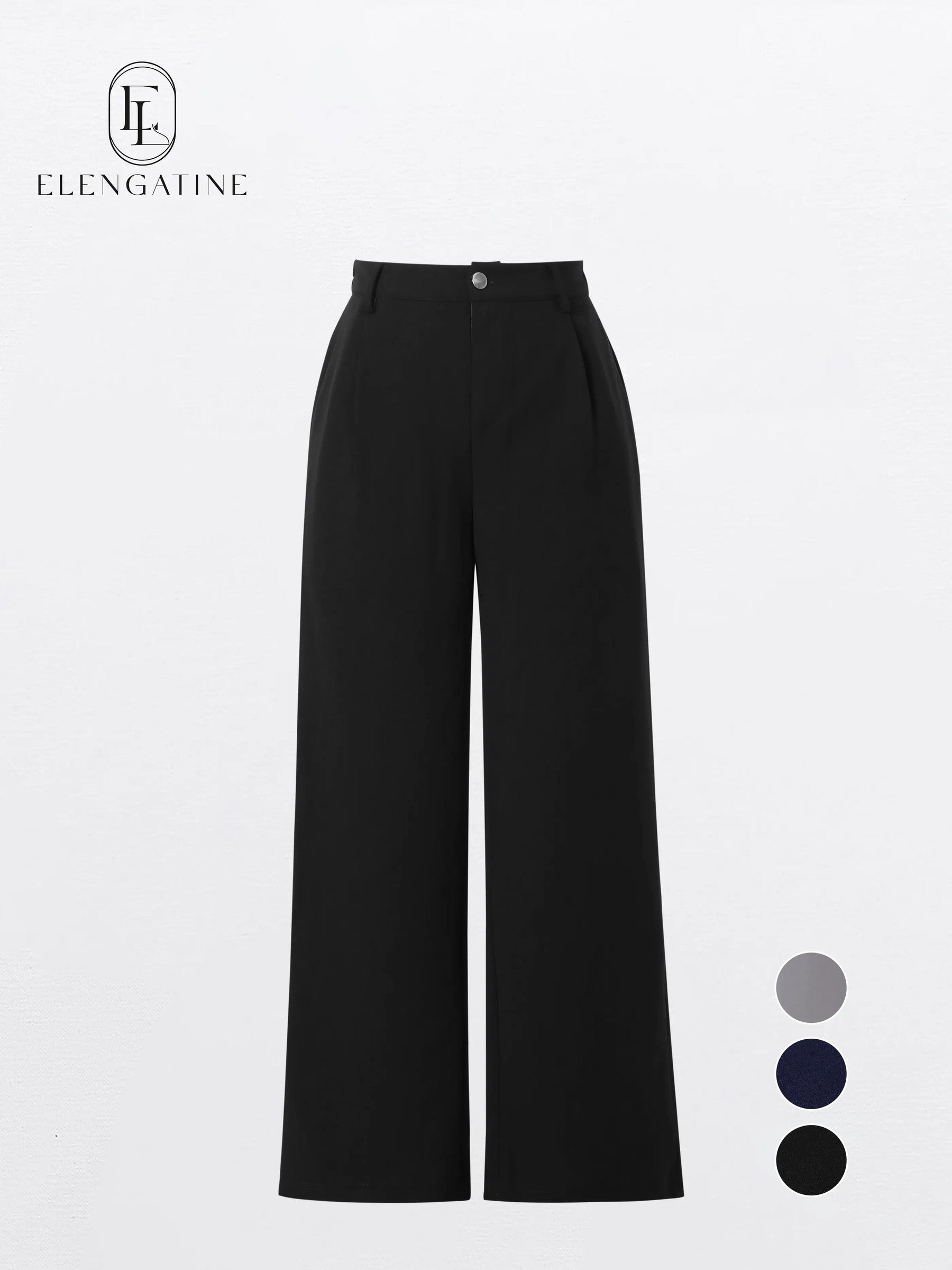 Women's Cropped Stretch Casual Trousers image 3