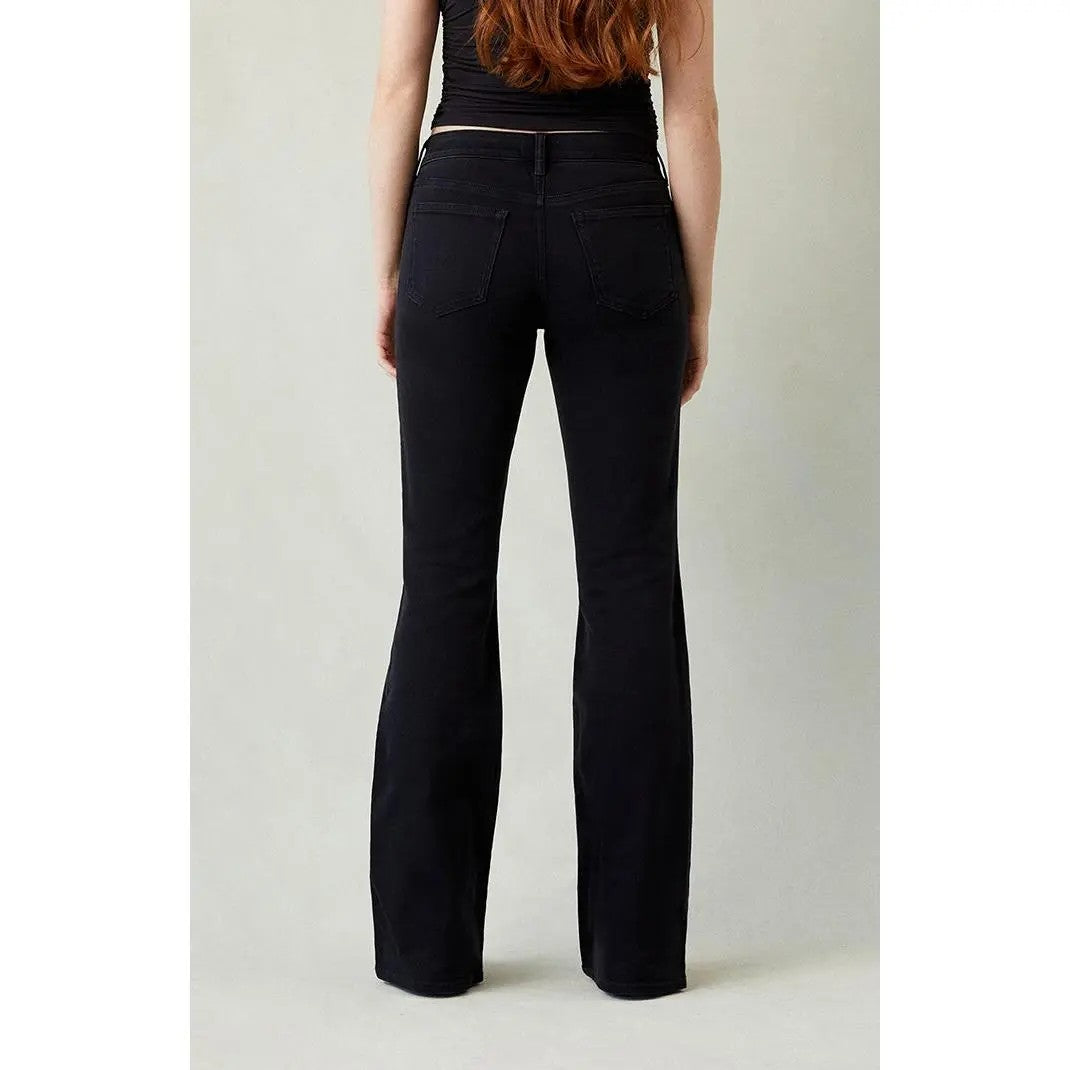 Women's Bootcut Stretch Cotton Trousers image 4