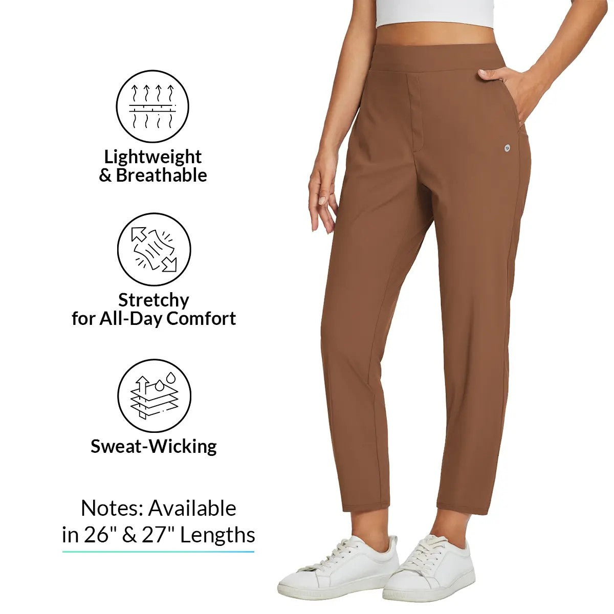 Women's Stretch Cargo-Style Trousers image 1