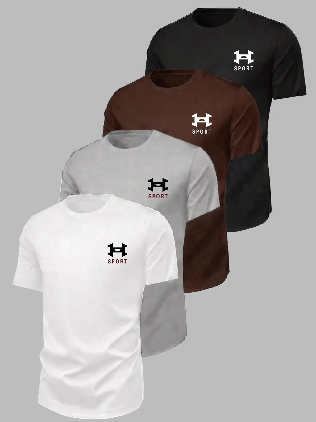 Unisex Polyester Crew-Neck Active Top image 3