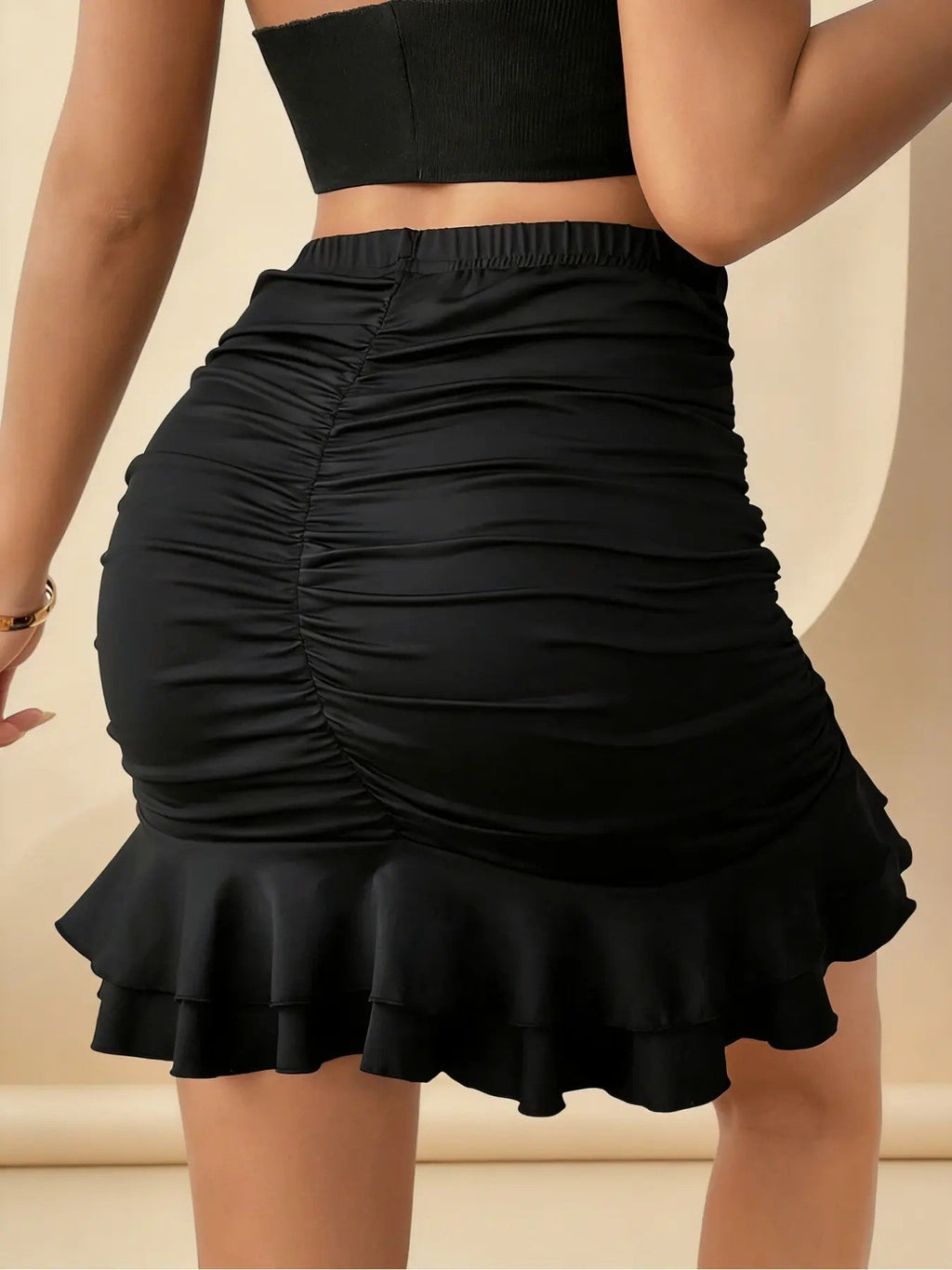 Women's Polyester Pleated Midi Skirt image 2