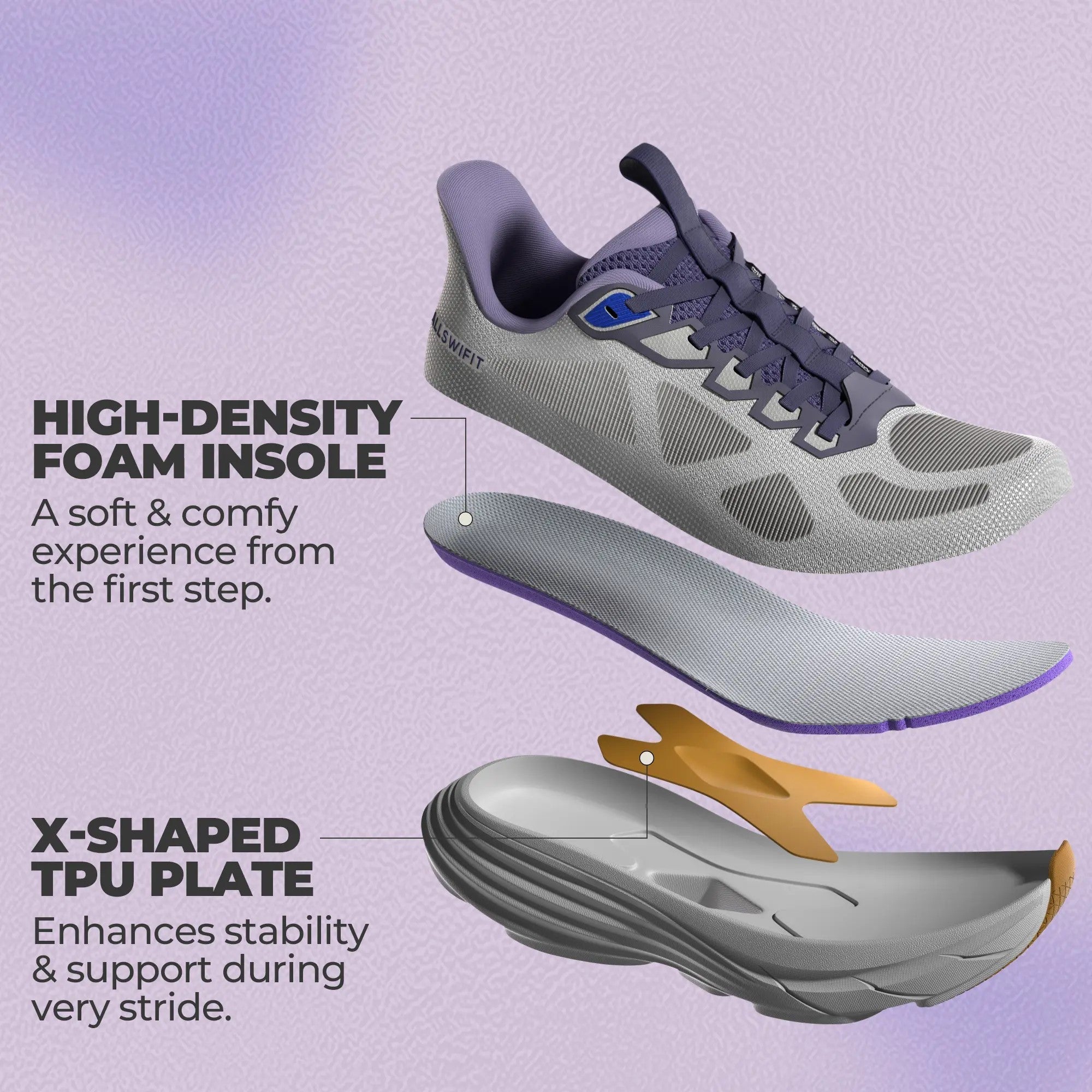 Women's PU Slip-On Walking Shoes image 4