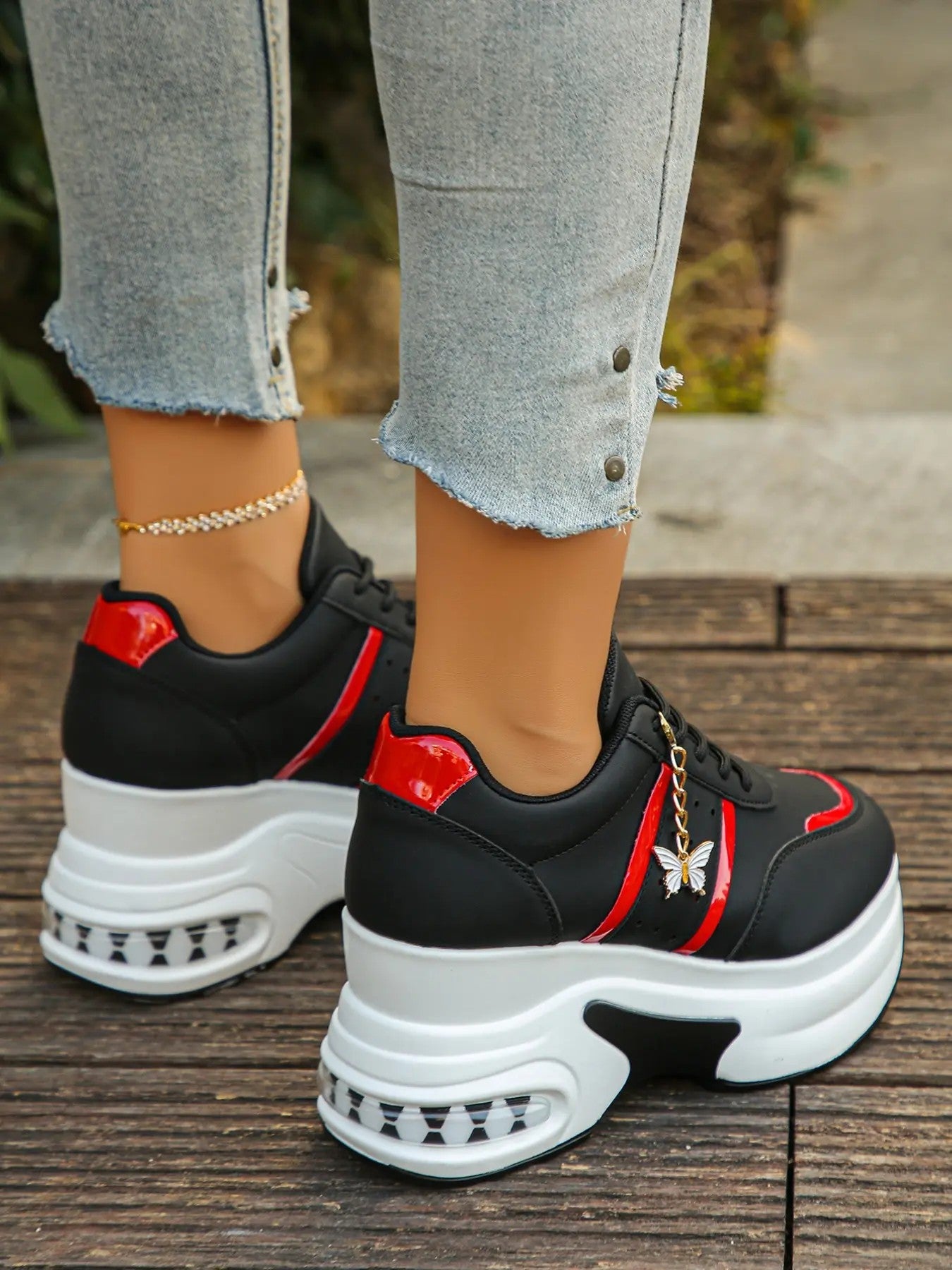 Women's PU Platform Casual Shoes image 5