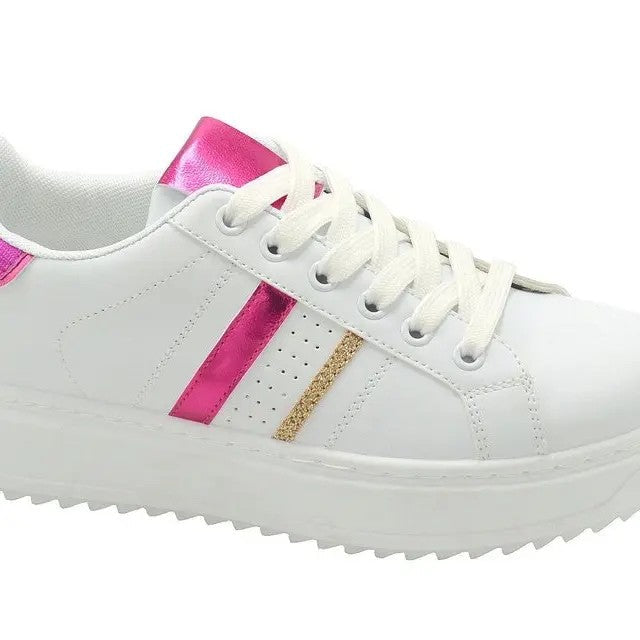 Women's PU Running-Style Sneakers image 4
