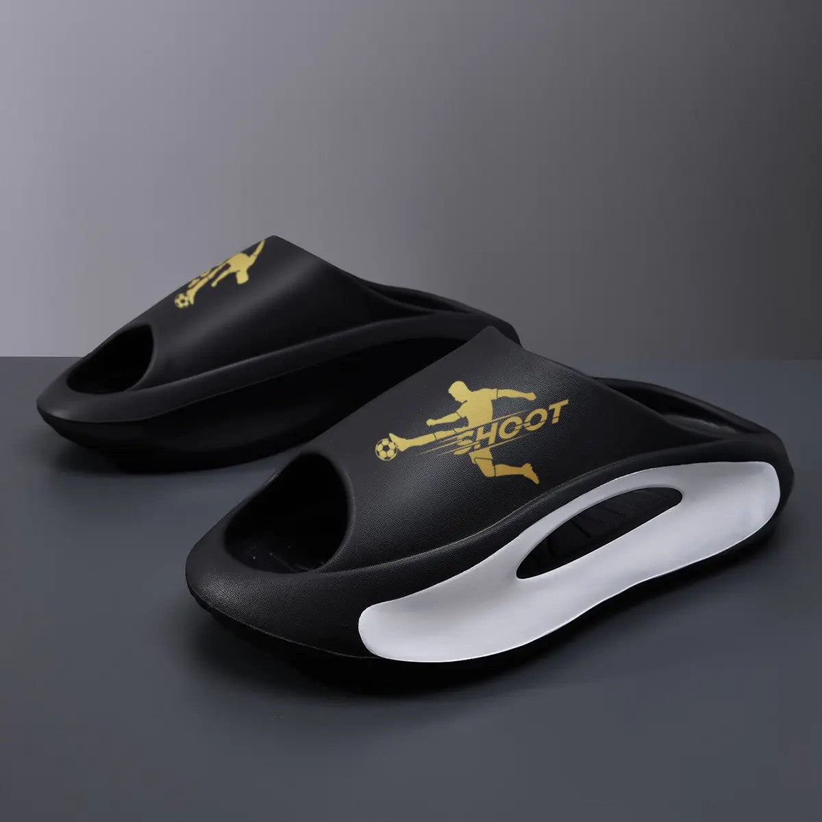 Unisex Thick-Sole Cloud Slides image 6