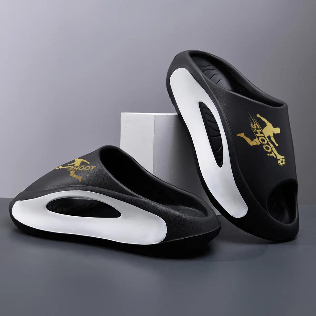 Unisex Thick-Sole Cloud Slides image 9