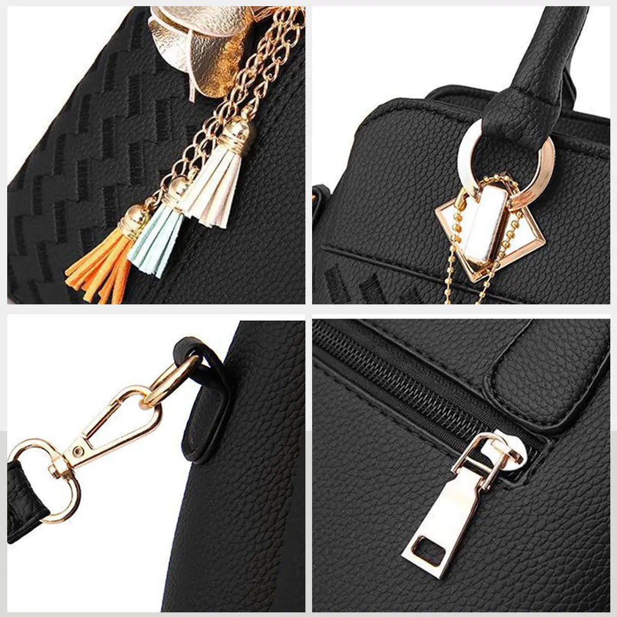 Women's PU Top-Handle Casual Bag image 3