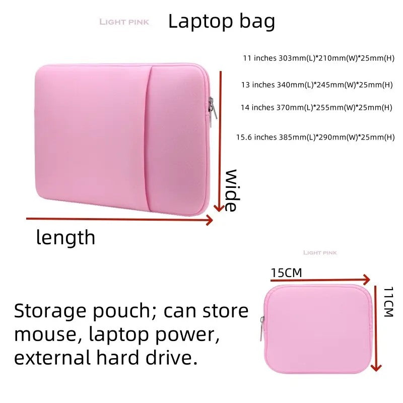 Padded Fabric Laptop Sleeve Bag image 3
