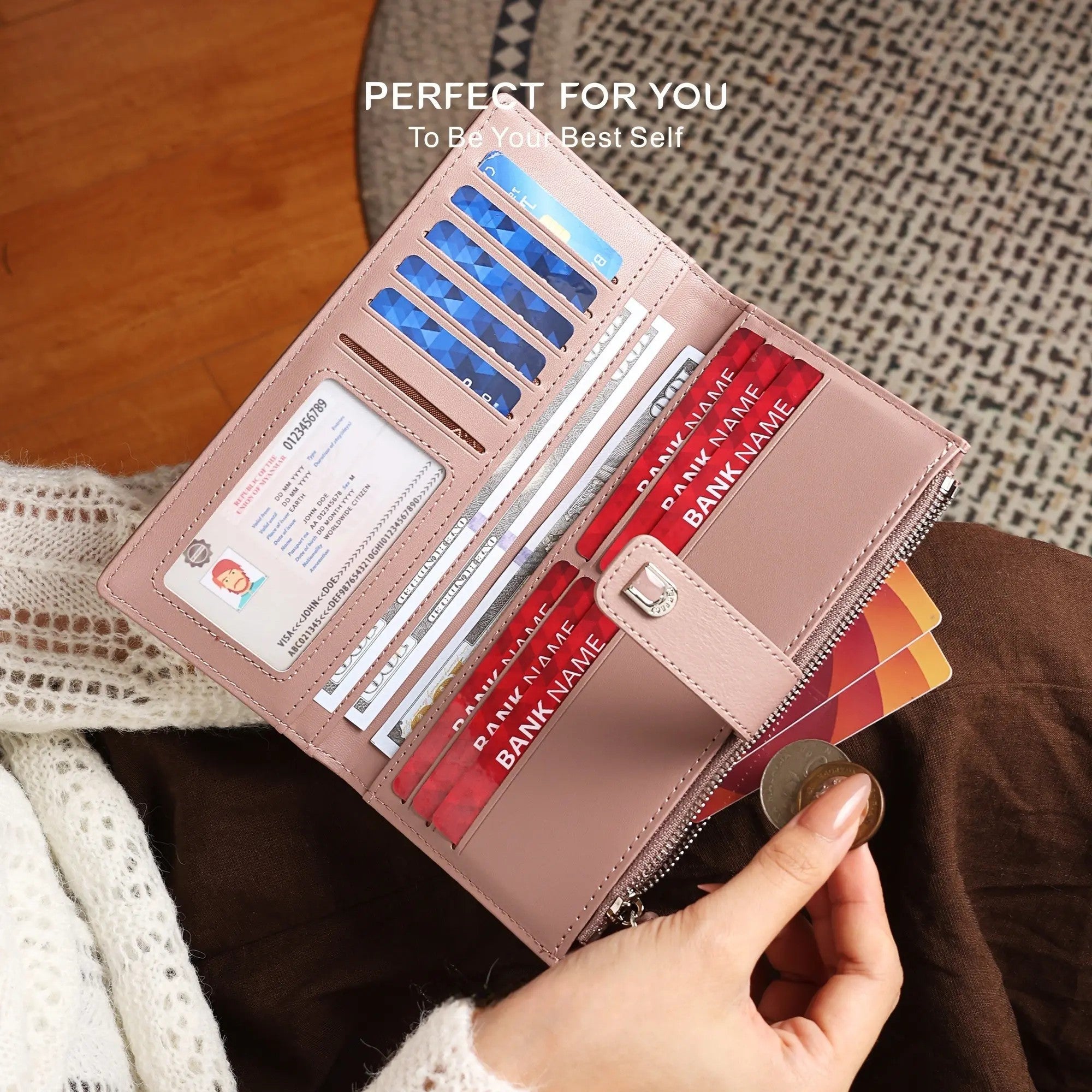 Women's PU Multi-Card Wallet image 3
