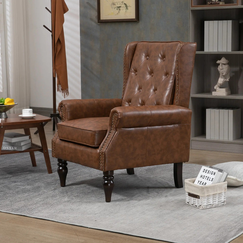 Padded PU Home Chair with Iron Frame image 6