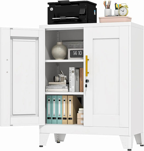 Compact Steel Storage Cabinet 40 x 46 x 62 cm image 1