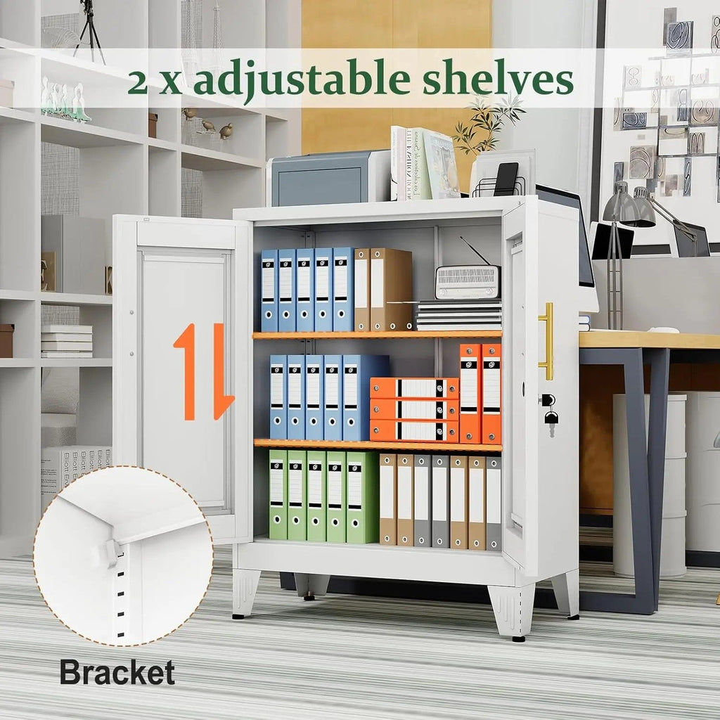 Compact Steel Storage Cabinet 40 x 46 x 62 cm image 8