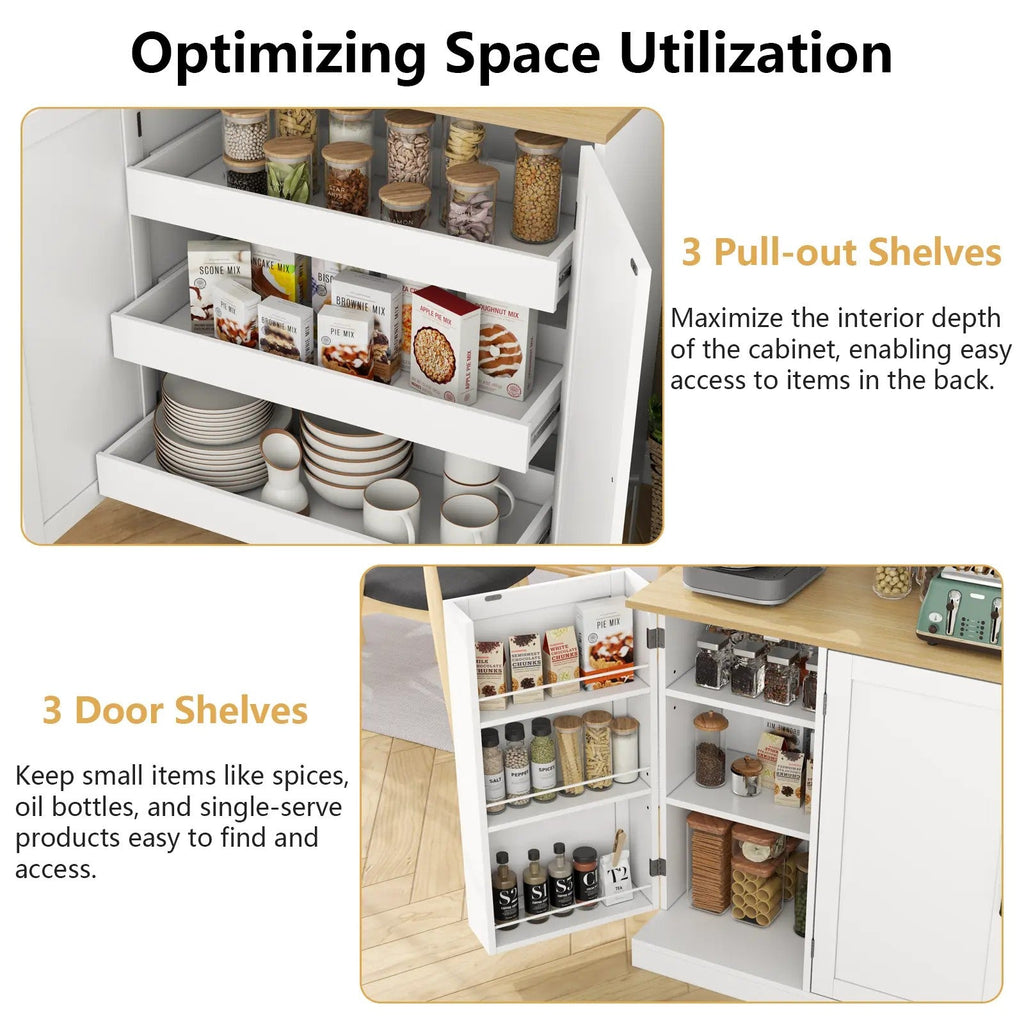 Marble and Steel Storage Cabinet image 3