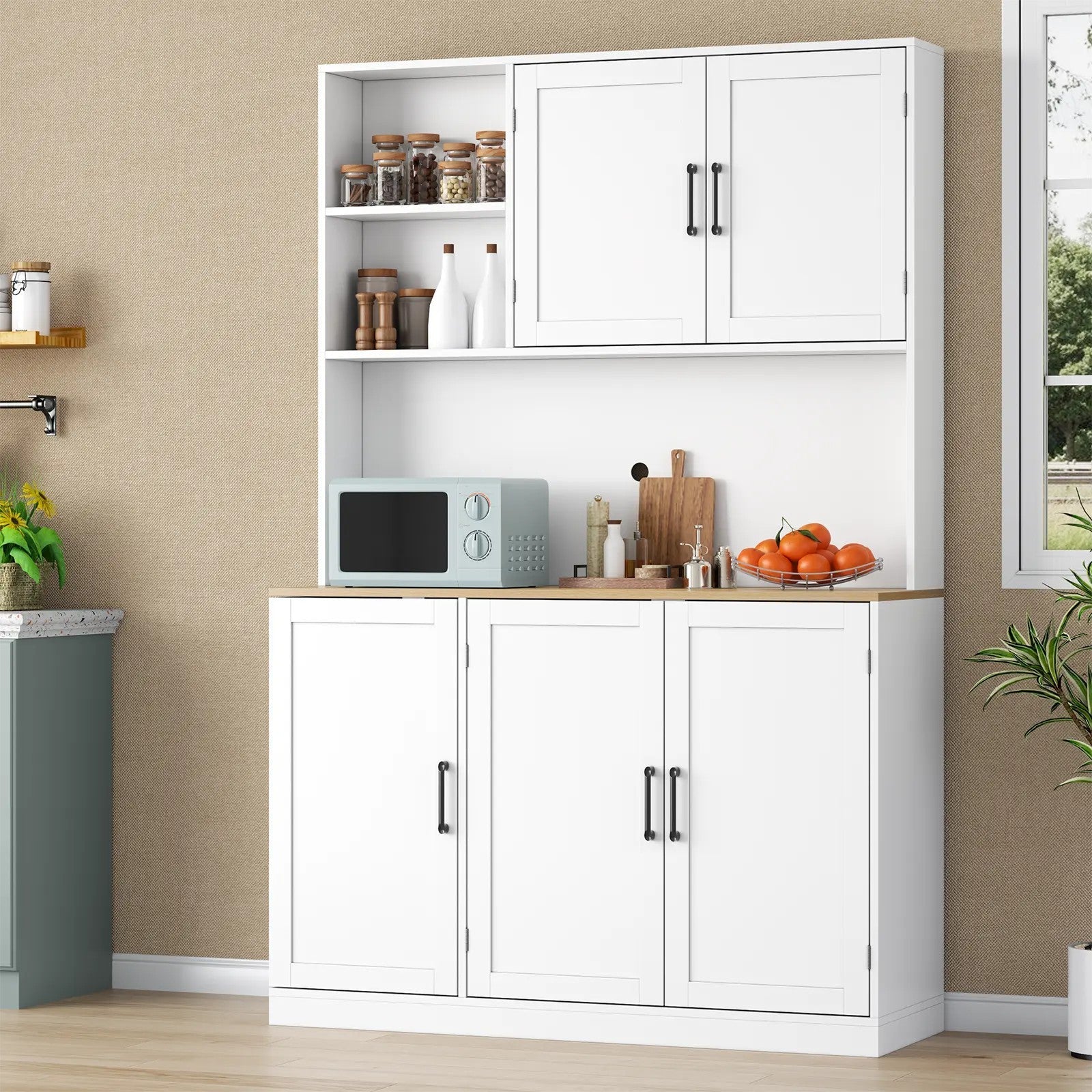 Marble and Steel Storage Cabinet image 5