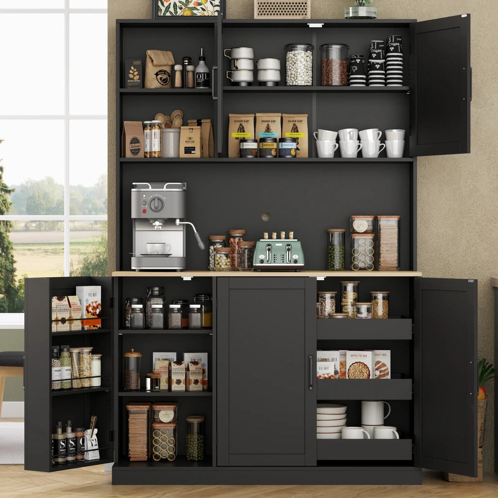 Marble and Steel Storage Cabinet image 7