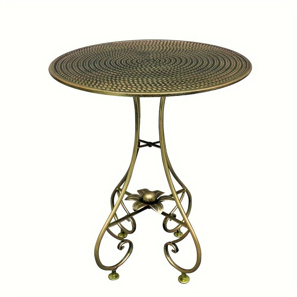 1pc luxury antique bronze coffee table image 6