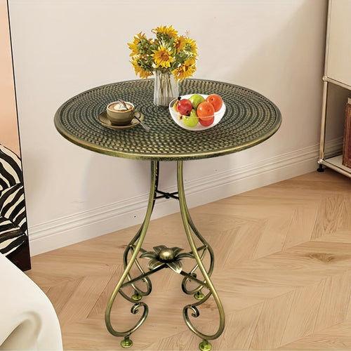 1pc luxury antique bronze coffee table image 2