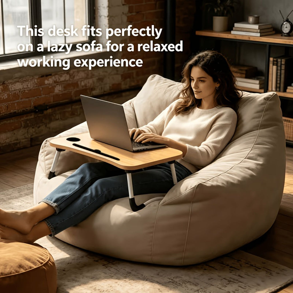 a bedside computer desk a curved sturdy folding image 14