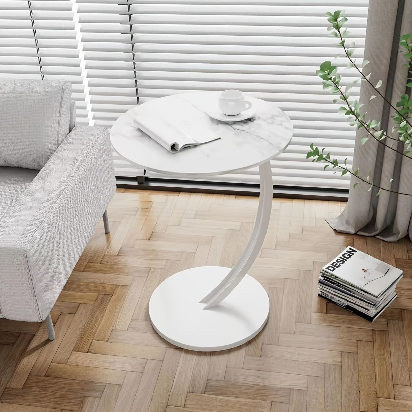 simple luxurious solid wood round coffee table modern double image 13
